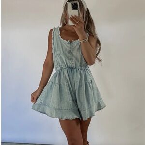 Light Blue Denim Dress